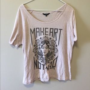 Obey “Make Art Not War” t-shirt